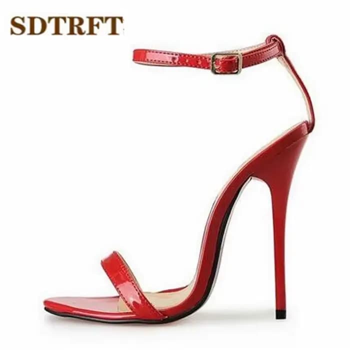 SDTRFT grande taille: 45 46 47 48 femmes sandales de fête été élégant 13 cm mince talons hauts Mujer