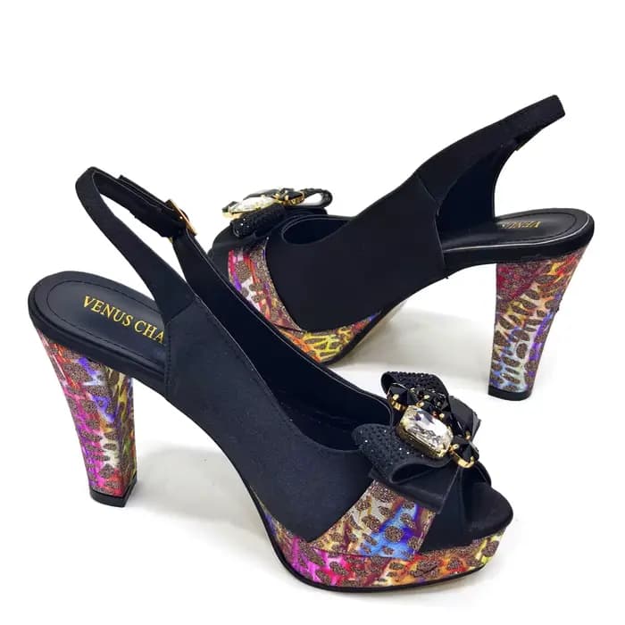 Venus Chan-Ensemble de Chaussures et Sac à Talons Hauts pour Femme, Élégant, Style INS, Nigérian, Po