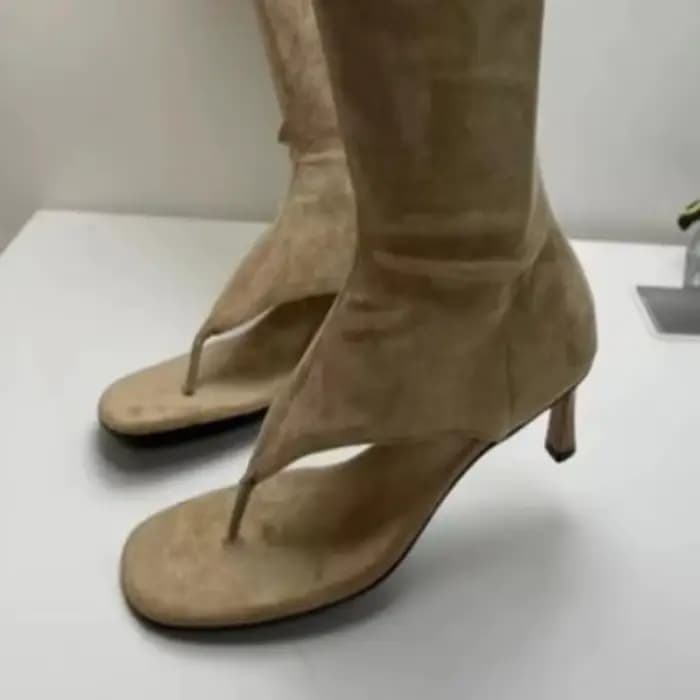 Mode personnalisée pour femmes européennes et américaines avec élasticité à talons hauts et Cliponte
