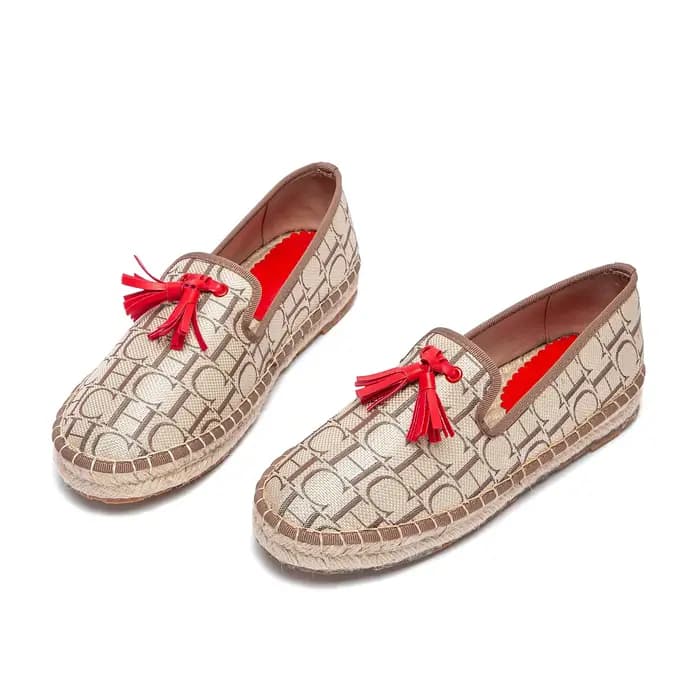 CHCH chaussures plates pour femmes nouveau tissu de vacances confortable chaussures décontractées fo