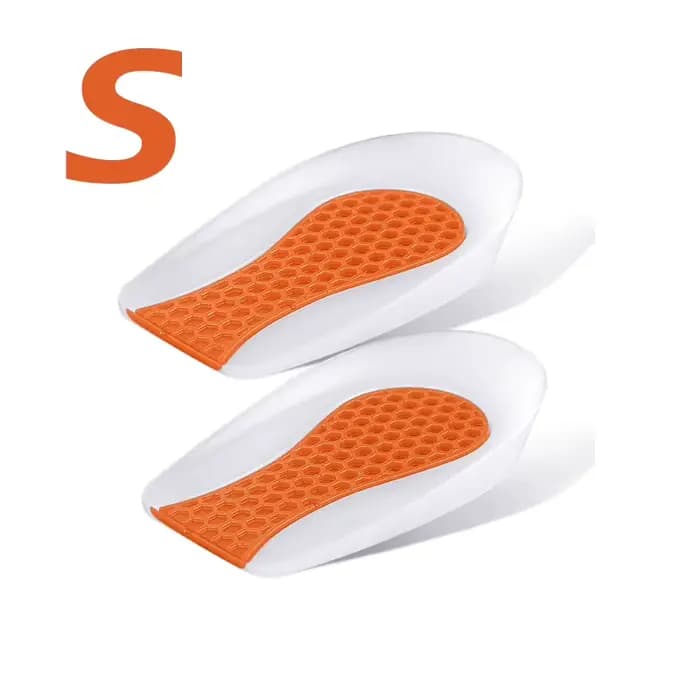 2 coussinets anti-douleur pour talon avec gel PU et coque de talon, semelles intérieures absorbant l