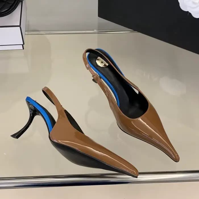 Nouvelle collection Printemps 2026 : Sandales slingback à bout pointu et talons fins, escarpins élég