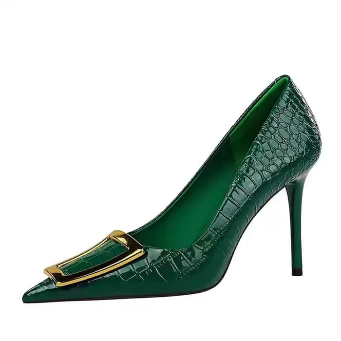 Aboorun Chaussures à talons hauts décontractées pour femmes