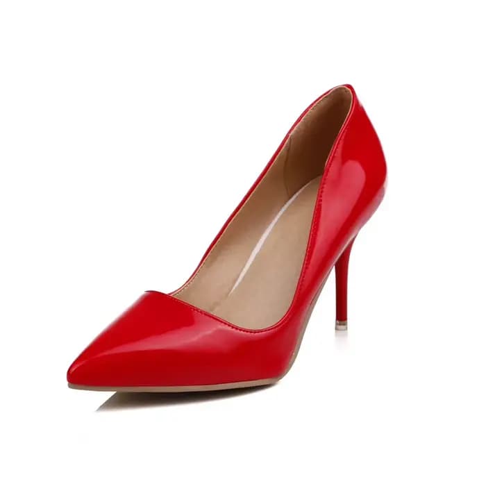 Talons hauts aiguilles à bout pointu pour femmes en jaune, rouge, noir, rose, kaki, chaussures pour 