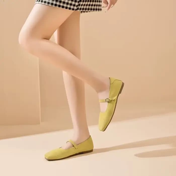DIMANYU – Chaussures Mary Jane pour femmes, nouvelle collection 2026, en daim, antidérapantes, balle