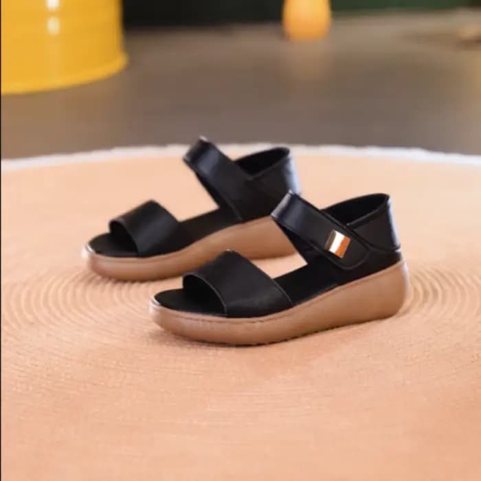 Sandales à plateforme pour femmes, sandales légères et respirantes à bout ouvert, chaussures décontr