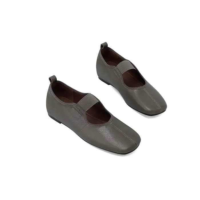 SmallHut nouveau 2026 tendance printemps en cuir véritable Mary Janes femmes chaussures plates bout 
