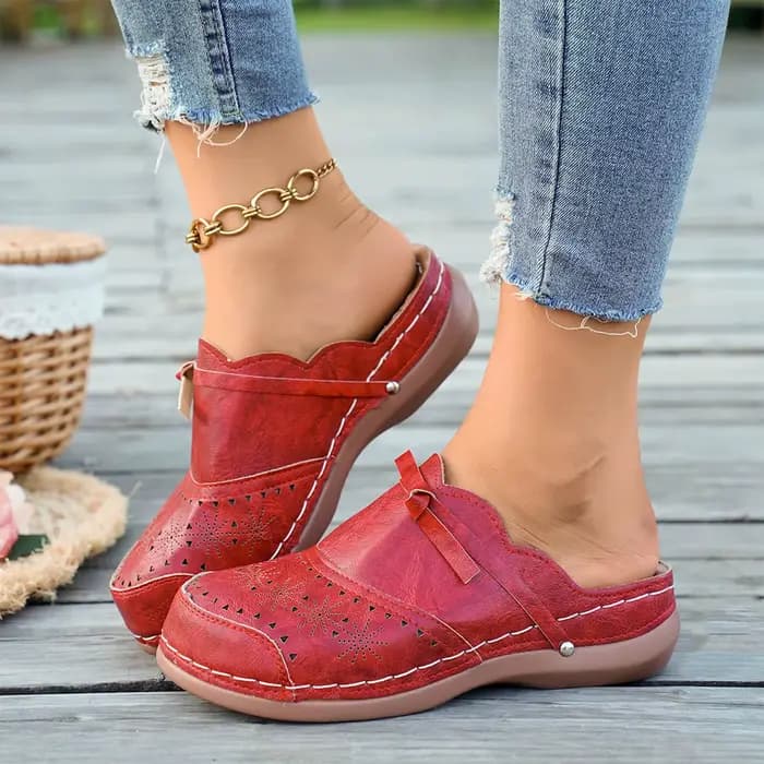 Sandales orthopédiques pour femmes, sandales décontractées à plateforme compensée avec soutien de la