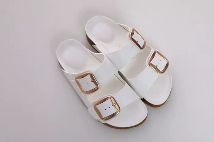 SUFU Pantoufles d'été confortables à enfiler pour femme avec sangles à boucle réglables - Sandales e