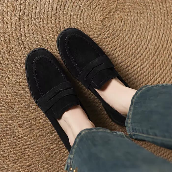 FEDONAS 2025 daim cuir bout rond Med talon printemps chaussures Mature doux rencontres femmes pompes