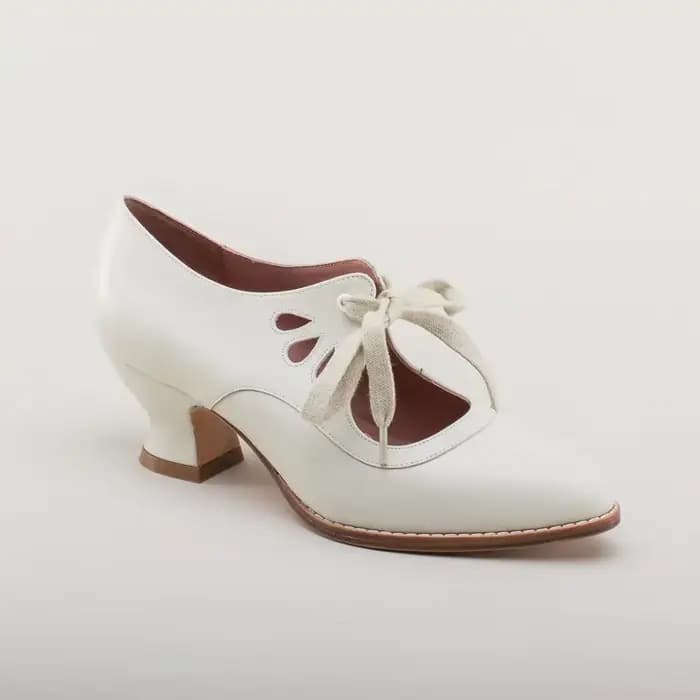 Mary Gasoline-Escarpins rétro pour femmes, chaussures à lacets vintage, talons hauts, talons bas, gr
