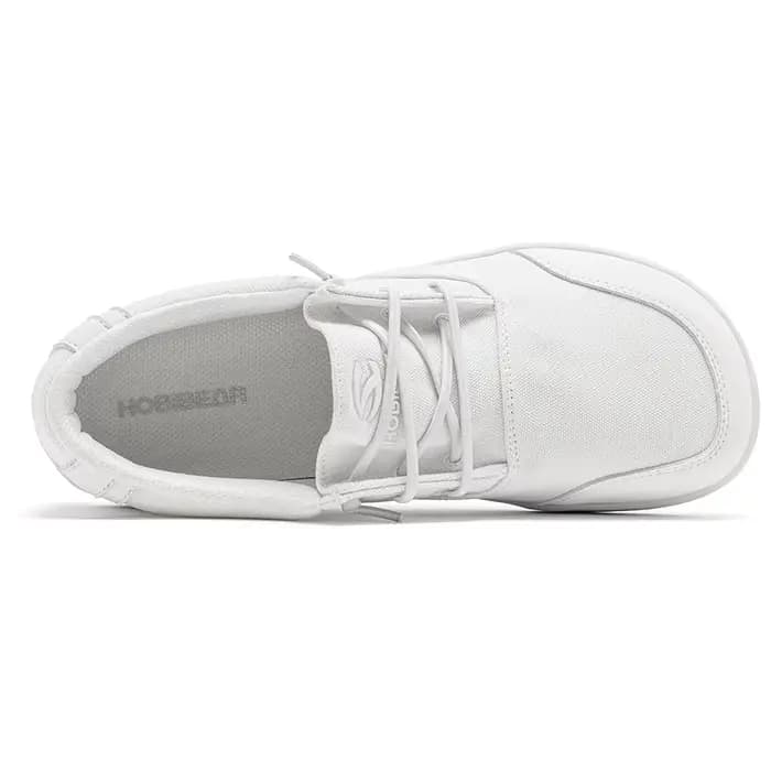 HOBIBEAR Chaussures unisexes style mocassins pieds nus, en toile, à bout large, légères, antidérapan