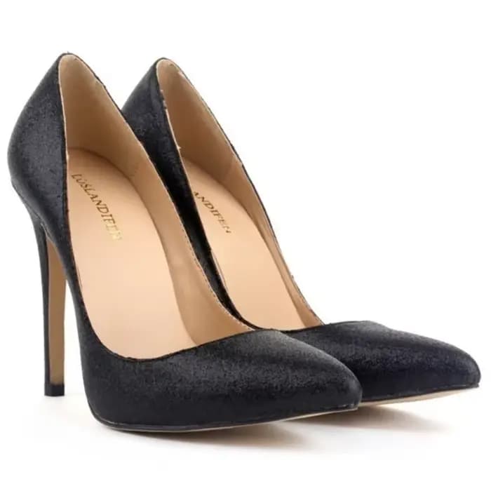 Femmes pompes or argent paillettes mode Sexy 11 cm talons hauts Serpentine bout pointu talons aiguil