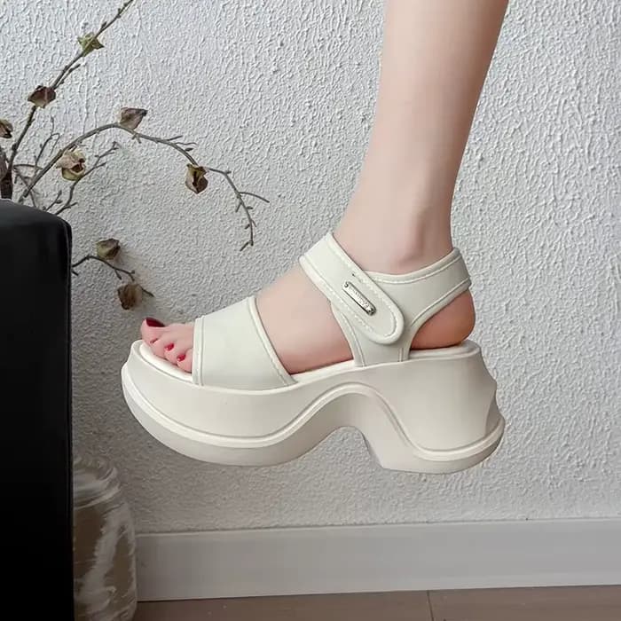 Nouvelles sandales décontractées à plateforme pour femme, style décontracté, pour l'extérieur et la 