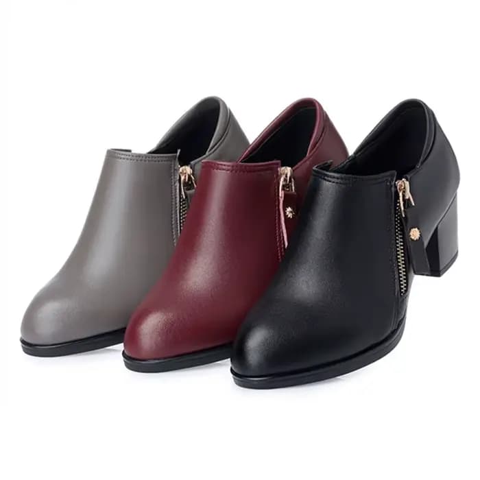 DIMANYU – chaussures en cuir véritable pour femmes, chaussures de printemps en cuir de vache à talon