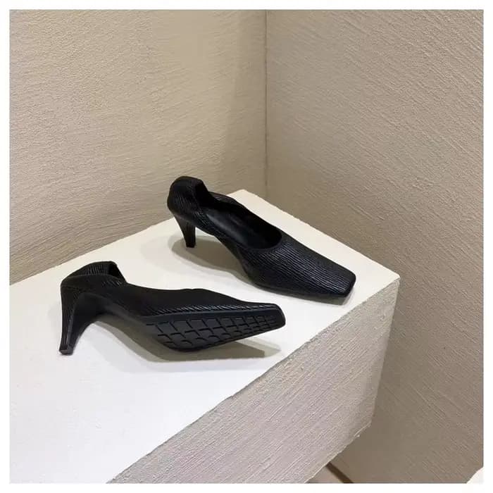 Chaussures à talons hauts fins pour femmes, escarpins élastiques peu profonds, chaussures d'automne 