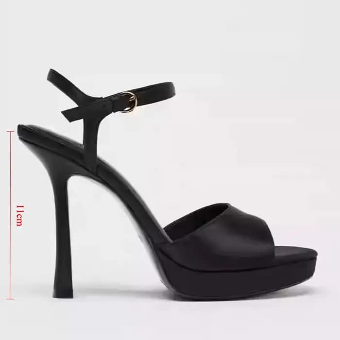 Escarpins à talons épais pour femmes, chaussures à plateforme en Satin, élégantes, couleur unie, con