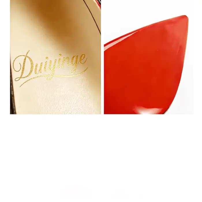 Escarpins à talons hauts pour femme, tendance 2026, en cuir de luxe rouge brillant, à bout pointu, t