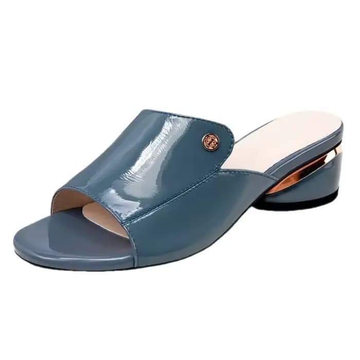 Chaussures pour femmes mode rouge Sexy femmes pantoufles PU cuir souple dames sandales confortables 