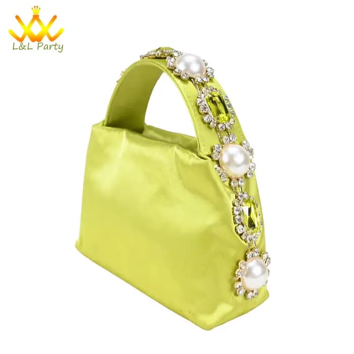 Cristal brillant nouveautés confortable talon moyen couleur vert citron hiver nouvelles chaussures a