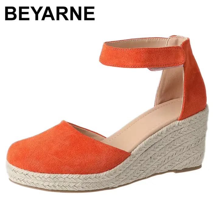 Espadrille tendance d'été à semelles compensées pour femmes