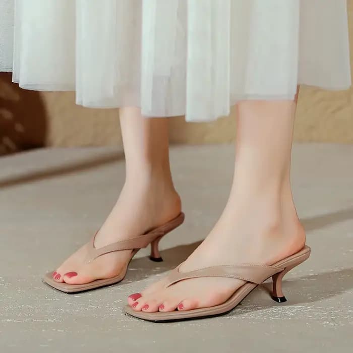 Sandales à talons chaton pour femmes