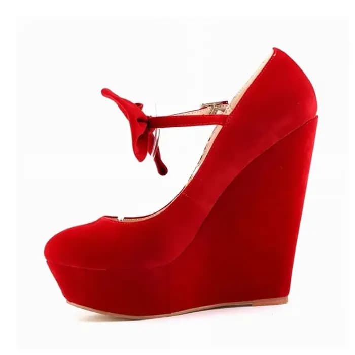 Chaussures à talons pour femmes 2026 Nouvelle collection automne décontractée mode sexy en velours compensées
