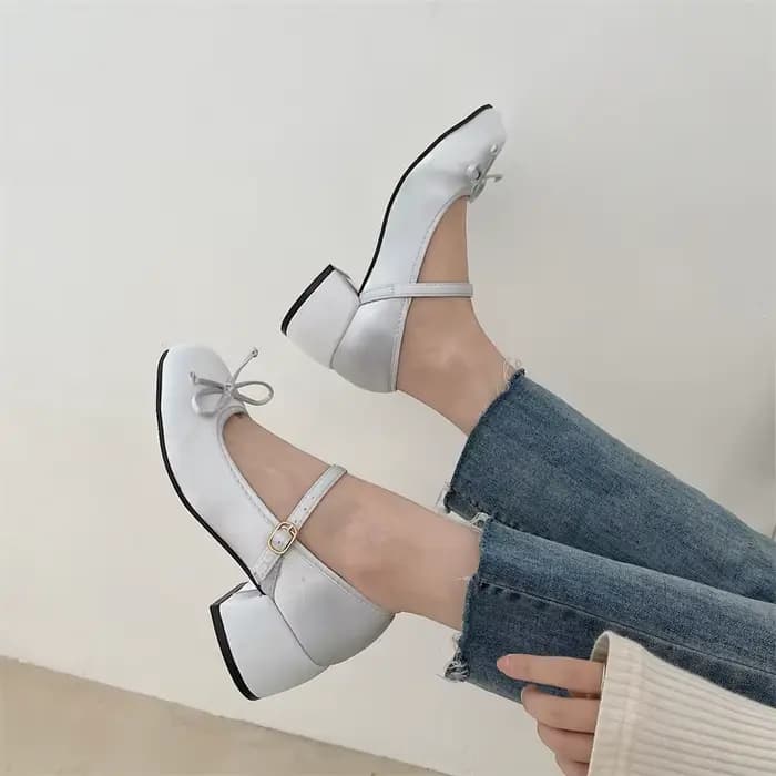 Chaussures Lolita à talons hauts avec nœud élégant pour femmes