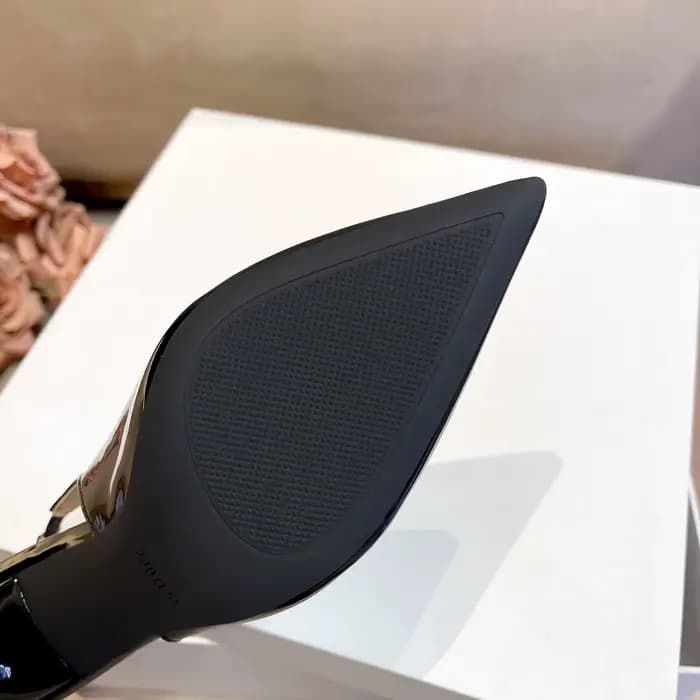Sandales à talons aiguilles en cuir verni pour femmes, 7 cm, escarpins à talon fin, bout pointu, pour banquets, bals de promo, chaussures de soirée, Zapatos