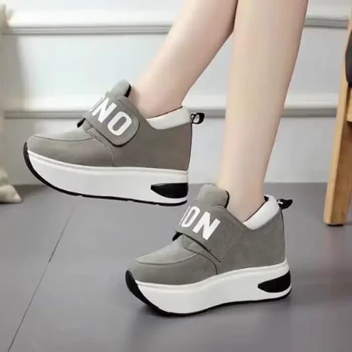 NOUVELLE plate-forme baskets compensées dames chaussures Sneaker