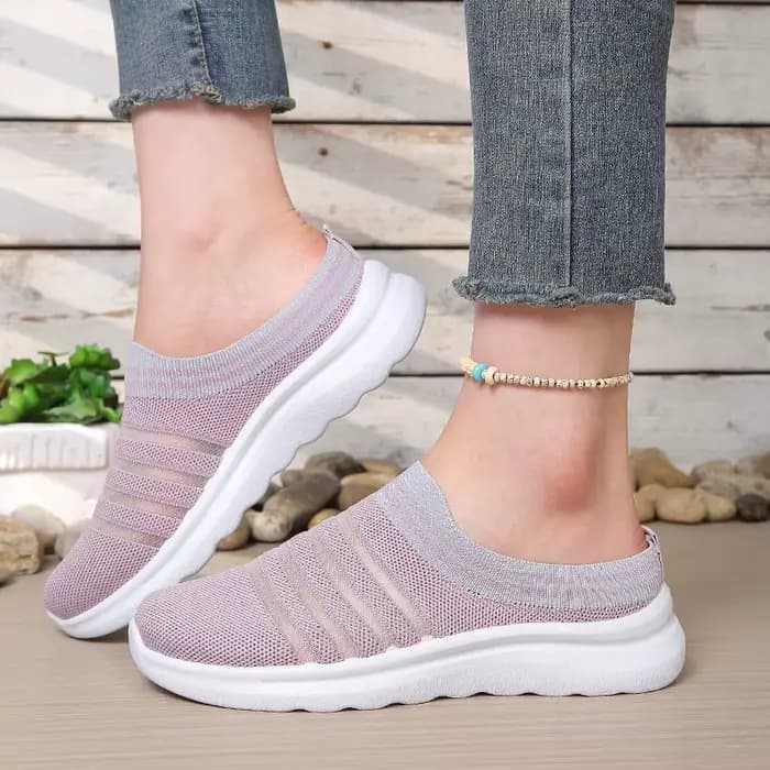 Mules à enfiler sans talon pour femme
