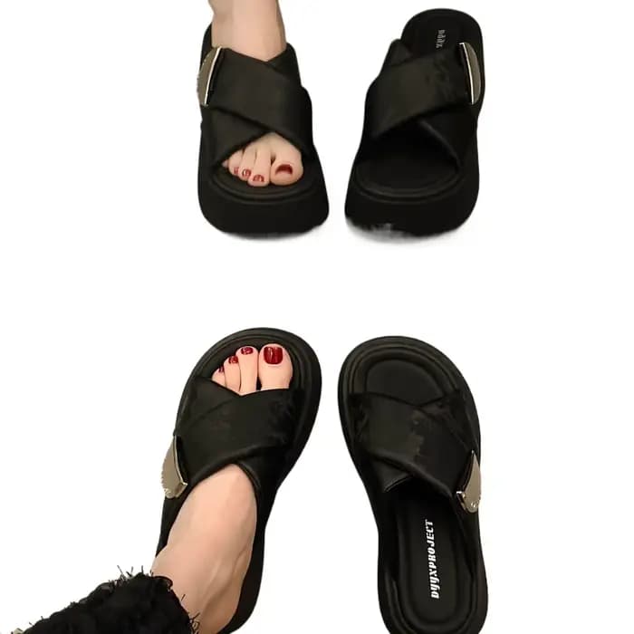 Sandales à talons épais pour femmes
