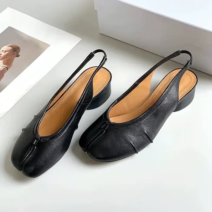 2025 Nouveau printemps été mode chaussures à bout fendu sandales pour femmes en peau de mouton talons hauts concepteur