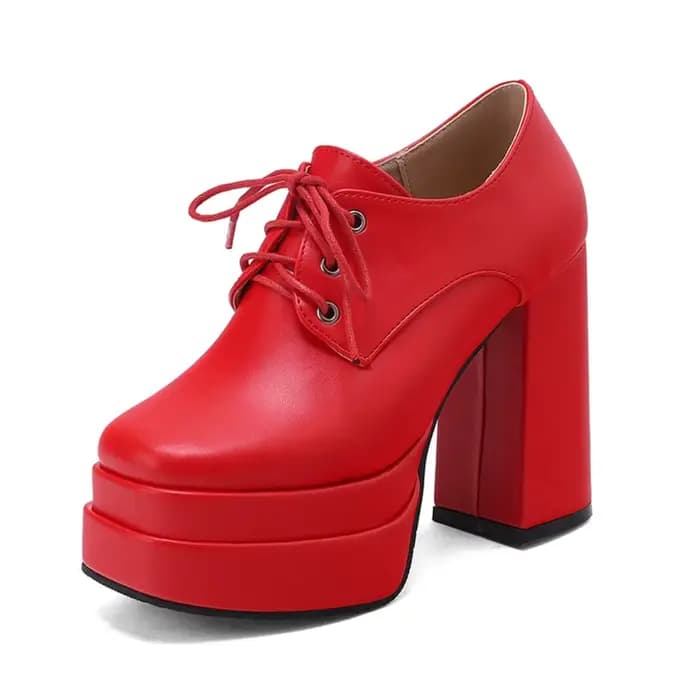 Chaussures à talons carrés pour femmes