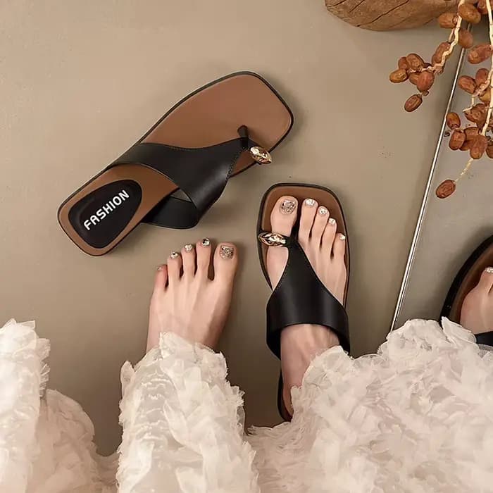 Mules à talon compensé pour femme