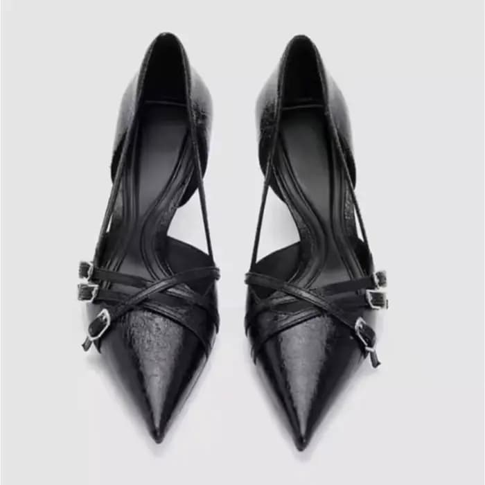 Bout pointu talons hauts femmes sandales