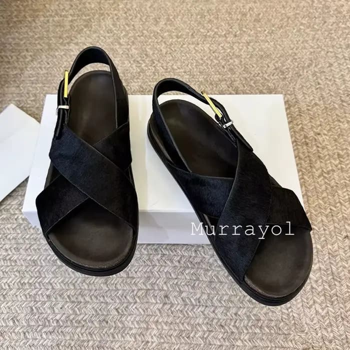 Sandales pour femmes en cuir véritable
