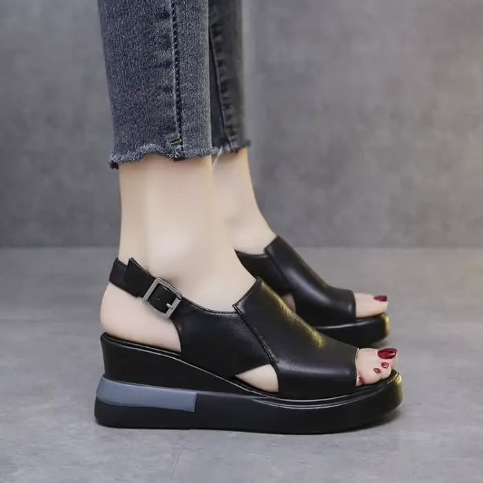 Sandales à talons compensés pour femmes