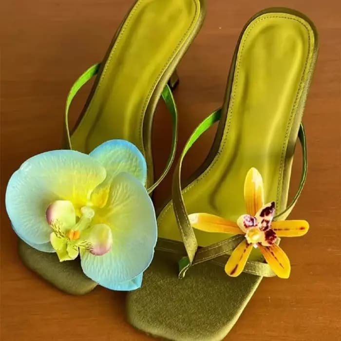 Sandales à fleurs pour femmes