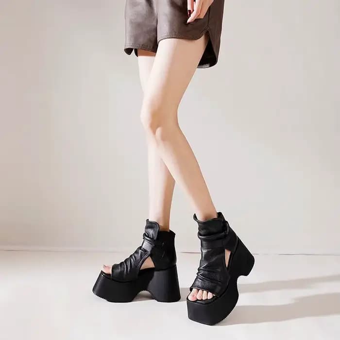 Sandales compensées à plateforme pour femme – Nouvelle collection été 2026 – Tendance