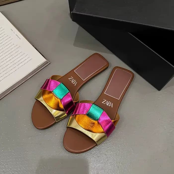 Sandales pour femmes de luxe de créateur 2025 nouvelle mode tissé