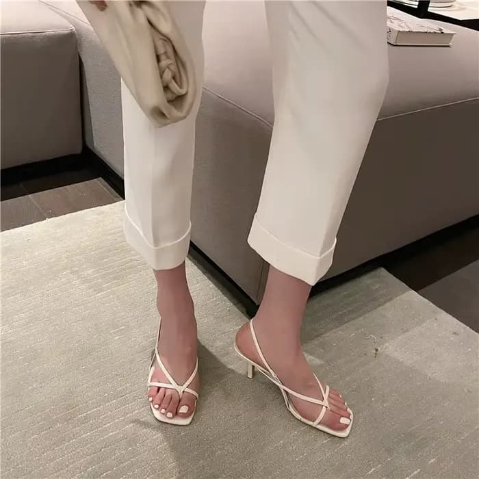 Sandales à Talons Longs et Bas pour Femme