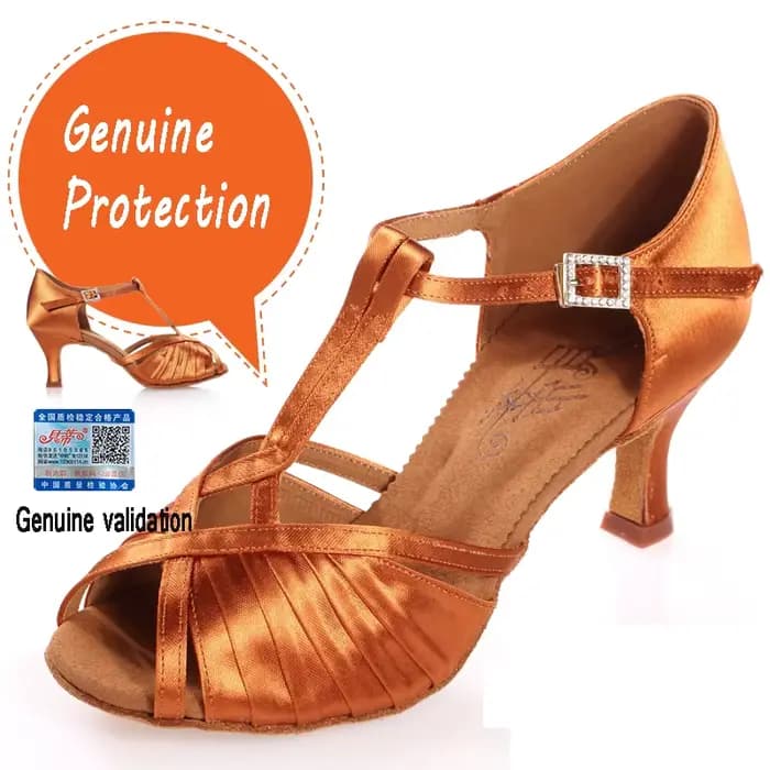 Chaussures de danse en Satin importé pour femmes, talon haut, semelle souple, Style personnalisé, nouvelle collection 2392