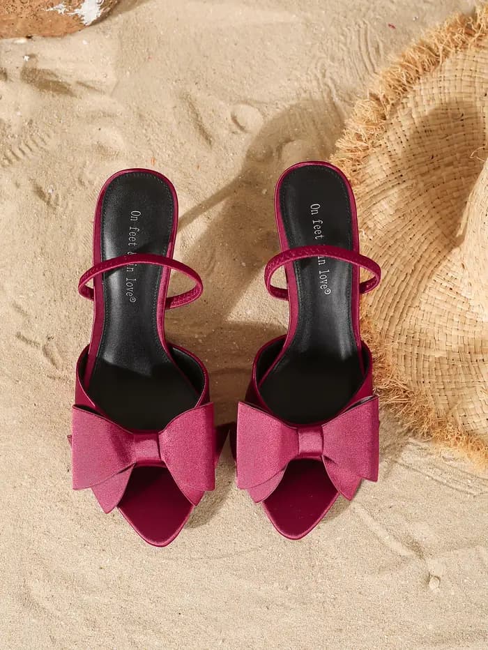 Nouvelles sandales pour femmes 2026 avec nœud tendance