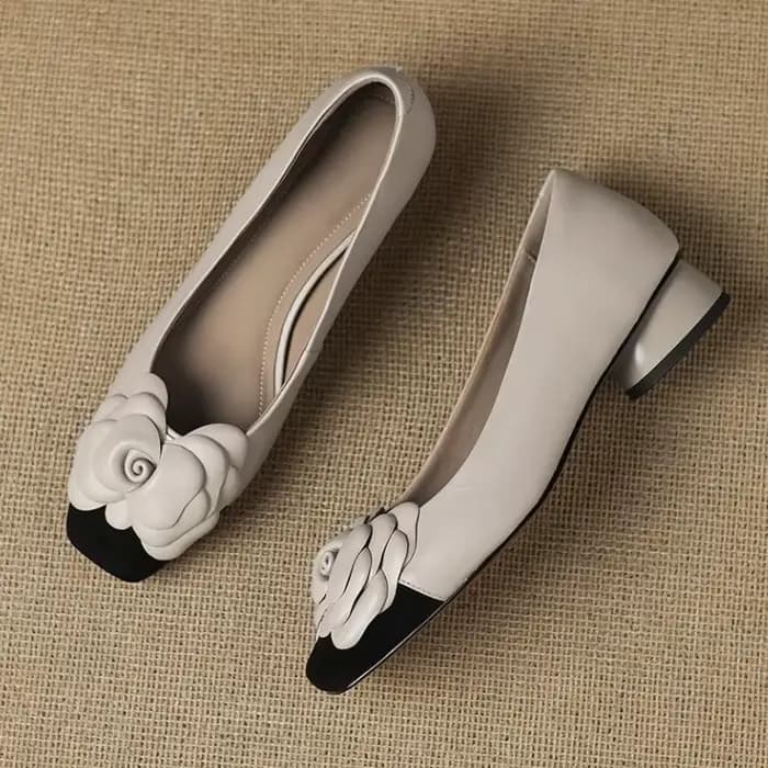 Chaussures élégantes à talons bas pour femmes