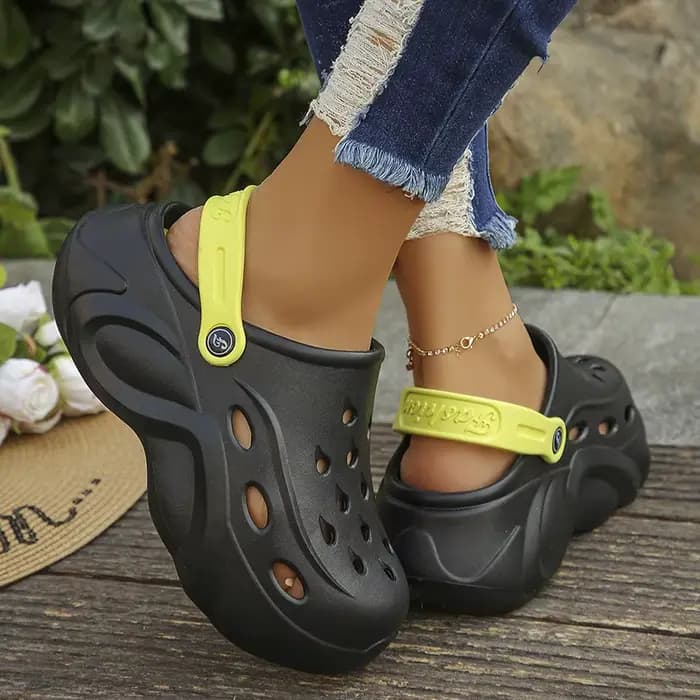 Sandales fermées à plateforme épaisse pour femmes