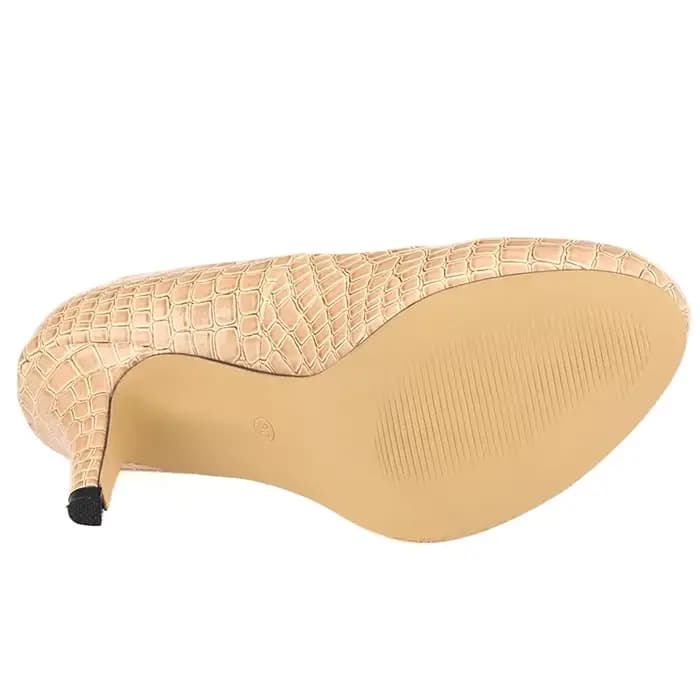 Escarpins Sexy en cuir motif Crocodile pour femmes