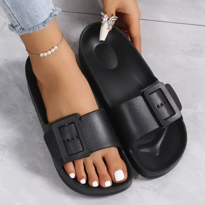 Sandales pour femmes, pantoufles de plage à la mode