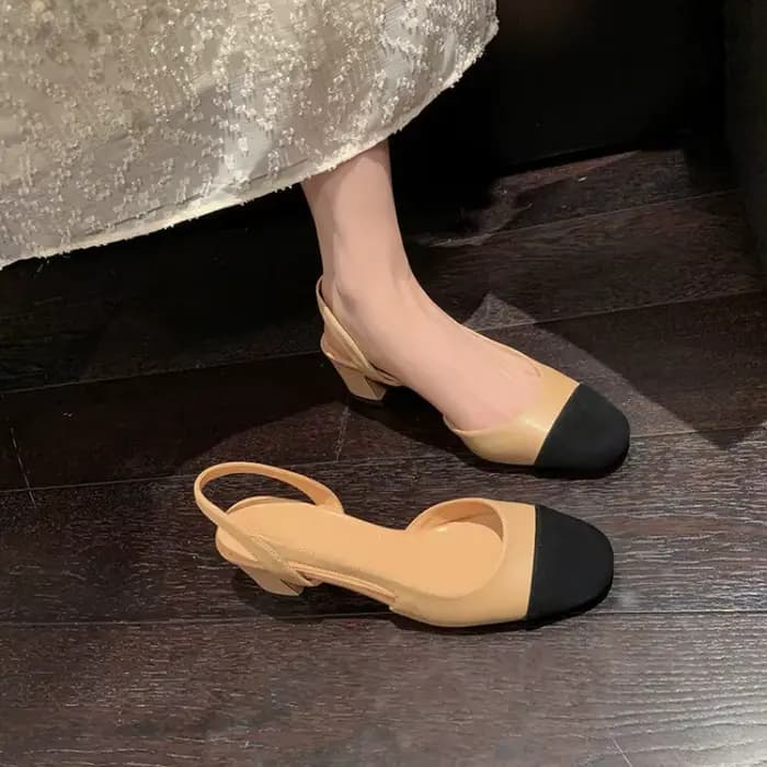 Sandales d'été en cuir véritable pour femmes