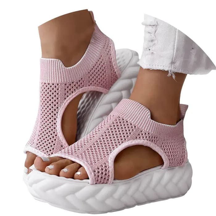 Sandales pour femmes 2025 chaussures habillées à semelles épaisses